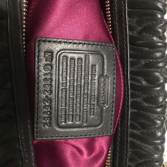 Black Coach purse - Picture 4 of 7